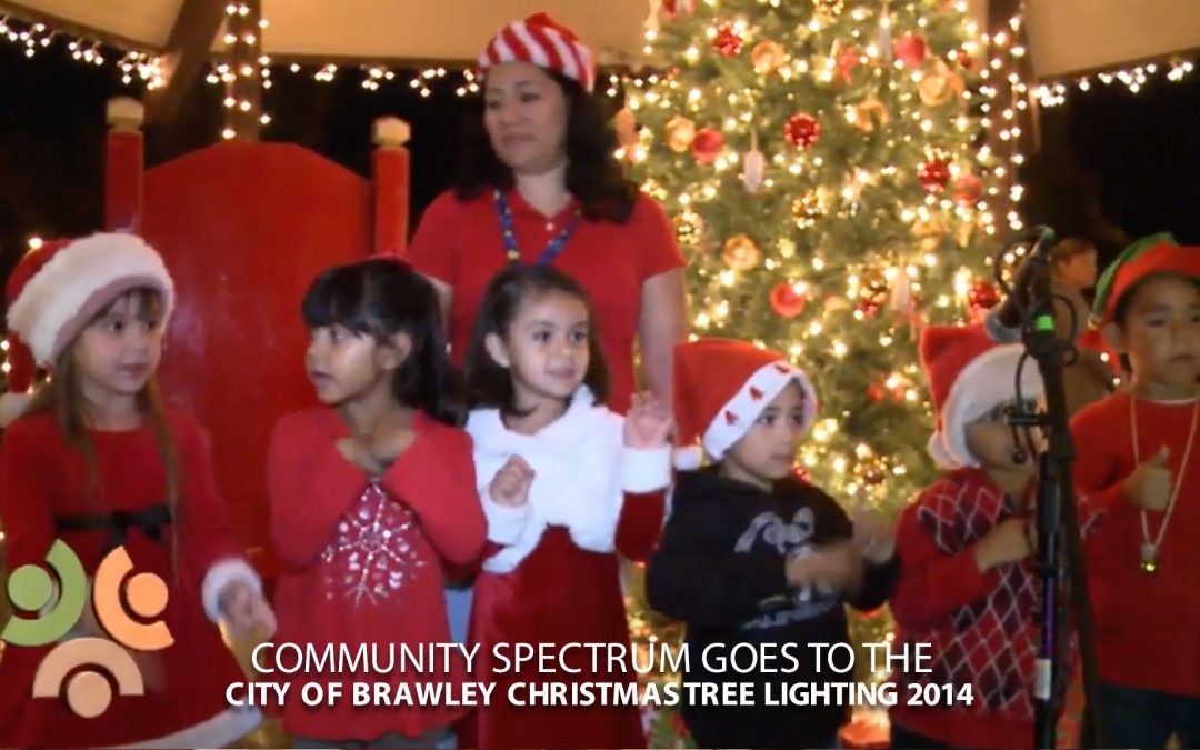 City Of Brawley Christmas Tree Lighting 2014