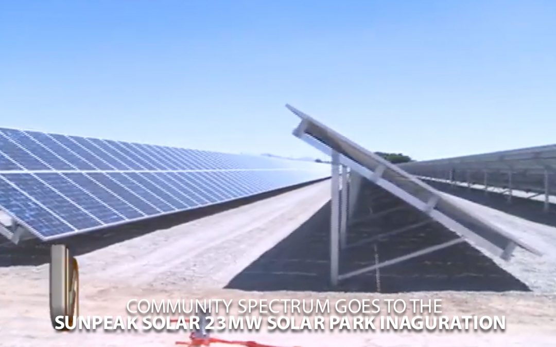 SunPeak Solar 23MW Solar Park Inauguration