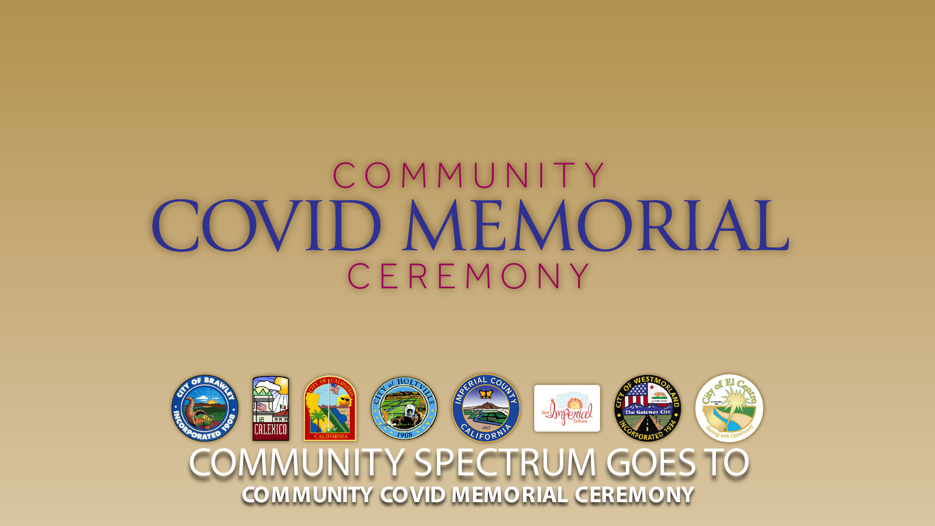 Community Covid Memorial Ceremony